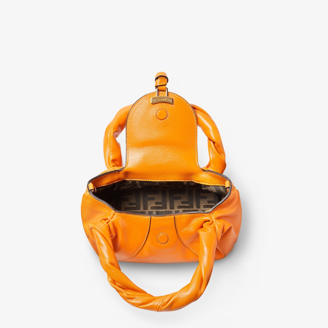 FENDI Spy Mini Orange leather mini-bag - Image 5